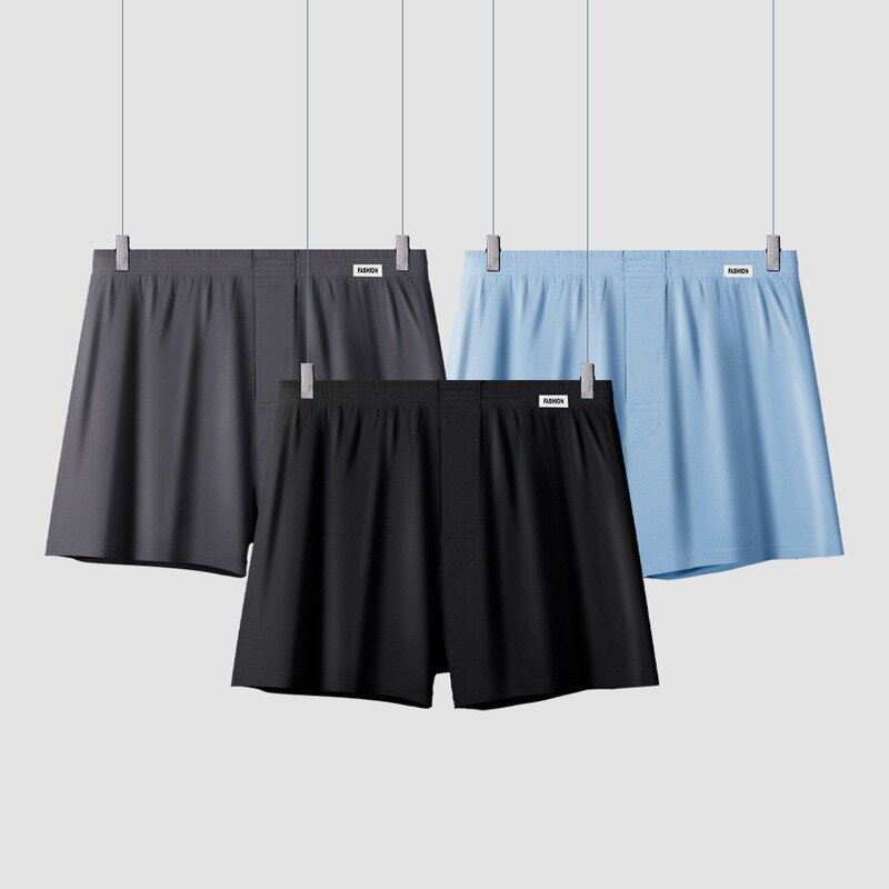 3 sztuk/partii męskie spodnie Aro bokserki spodnie do spania dresy dresowe bawełniane bokserki bez szwu bielizna przewiewna 5XL