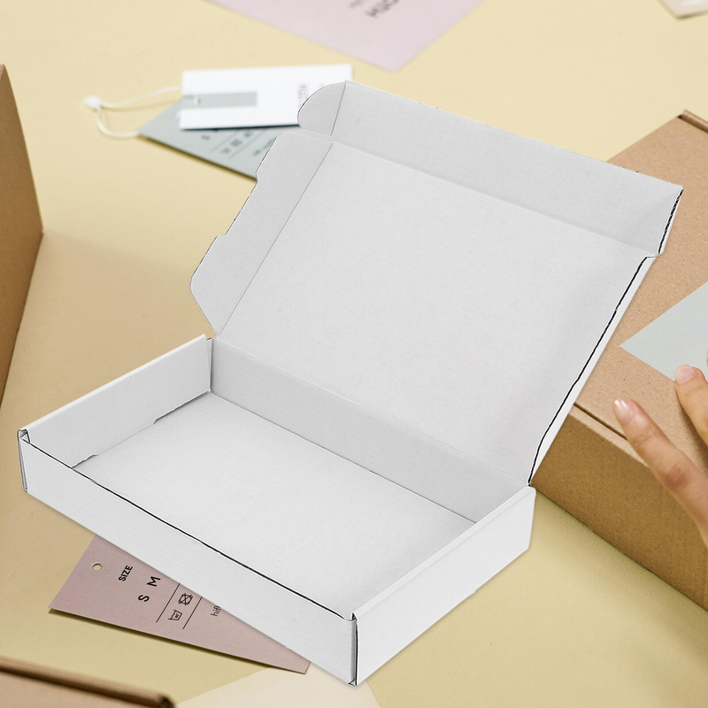 Boîtes d'emballage en papier kraft pour petite entreprise, freins, moins d'expédition, 10 pièces
