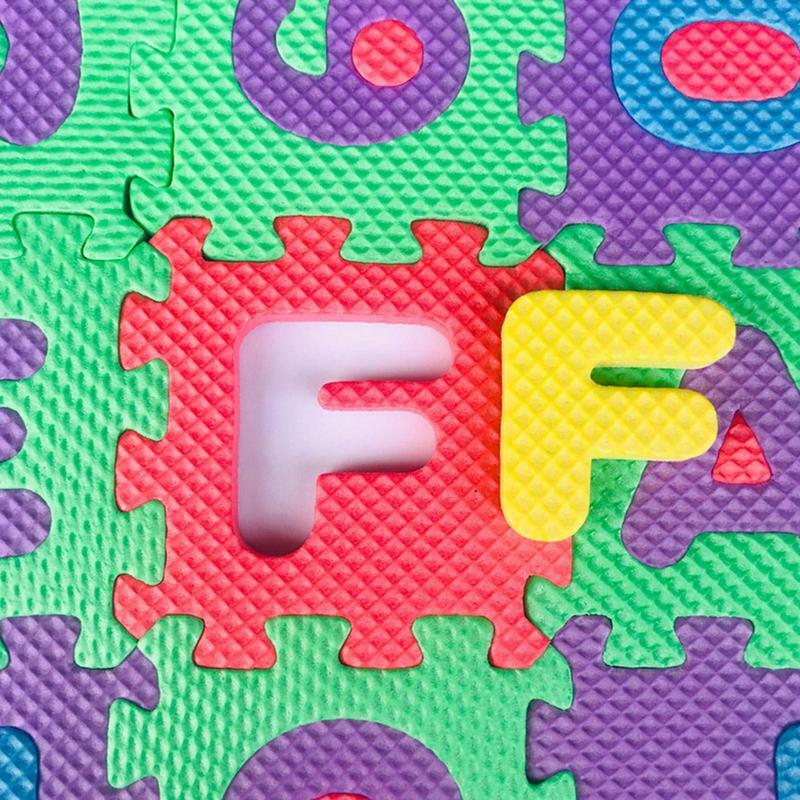 Foam Floor Tiles 36 Tiles Play Mats For Floor Foam Floor Tiles With Alphabet And Numbers Opens Children's Minds For Family