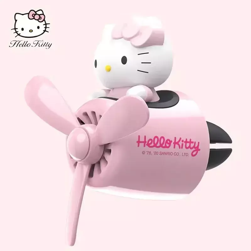Sanrio baru Kuromi Hellokitty Melody mobil penyegar udara parfum Diffuser dekorasi ekspor Aksesori Mobil Hadiah Natal 2024