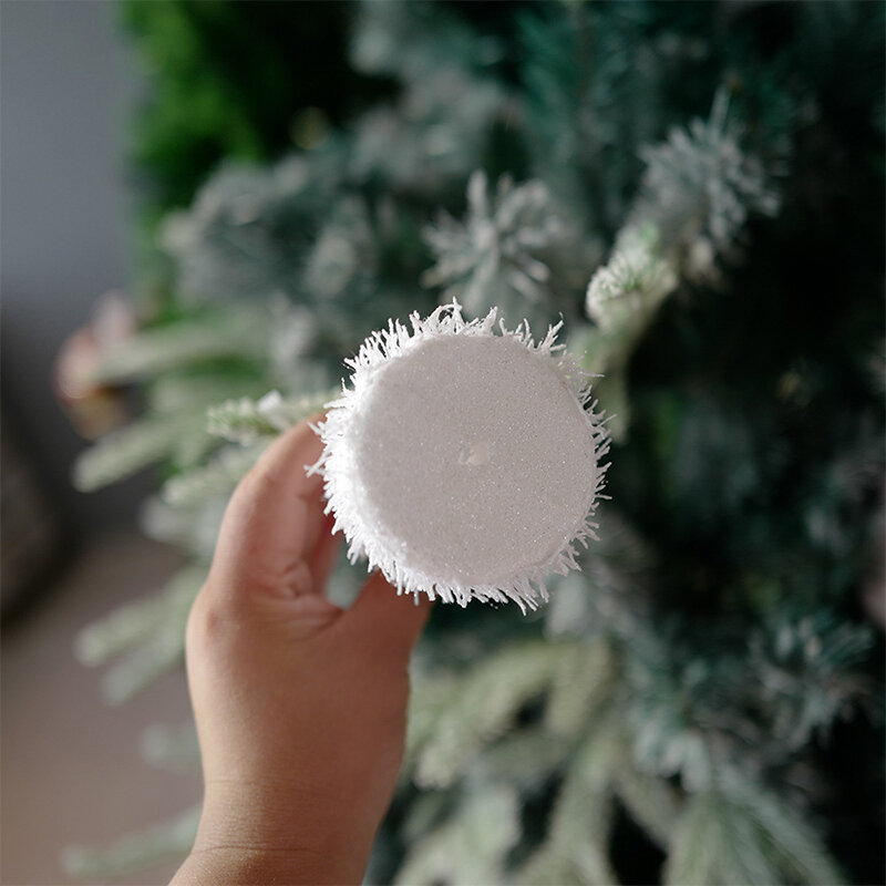 Украшения для рождественской елки, подвесные шарики белого цвета для праздника, Нового года, свадьбы, вечеринки, товары для украшения дома