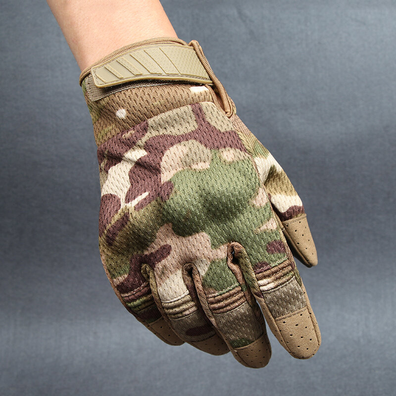 All finger tactical gloves, touch screen anti slip