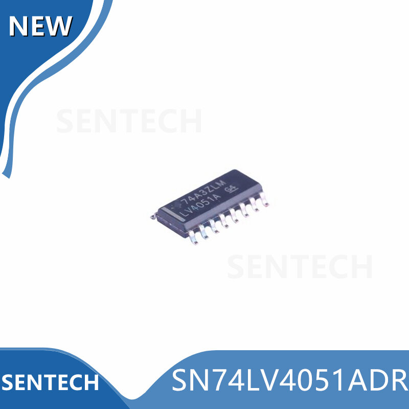 10PCS New original SN74LV4051ADR SOIC-16 8-channel analog demultiplexer