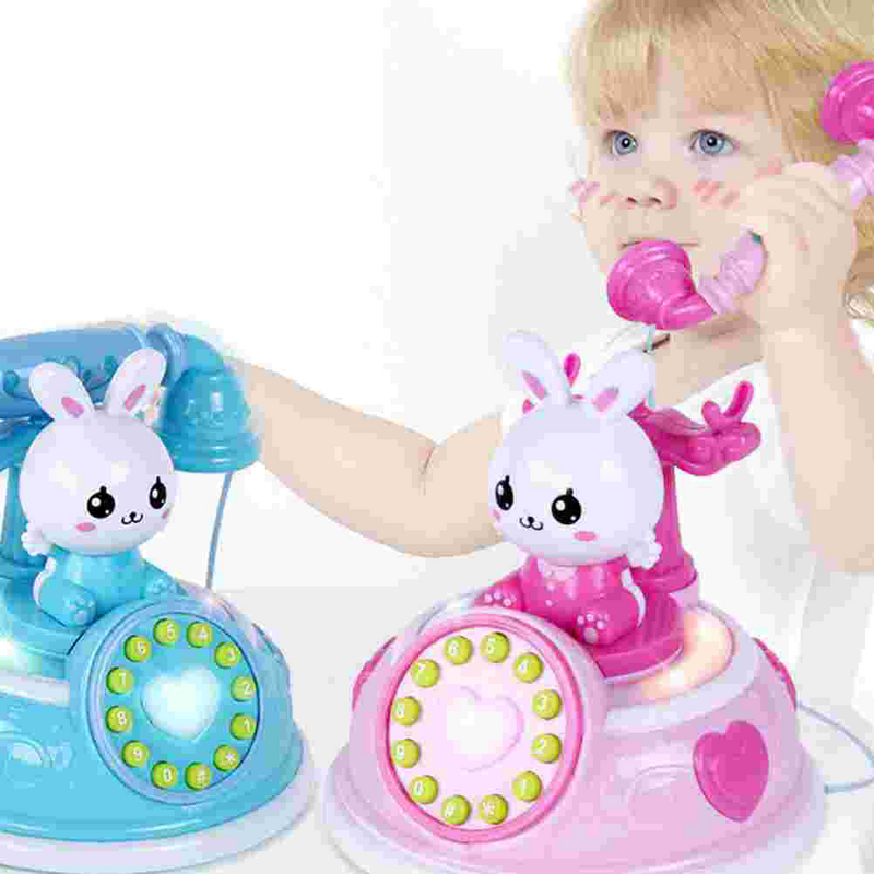 Brinquedo de telefone simulado para meninas, Brinquedo dos desenhos animados, Simulação Plaything, Eletrodoméstico, Cosplay, Forma plástica, Criança pequena