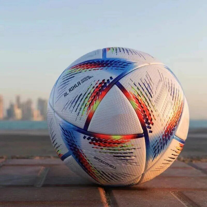 Palloni da calcio taglia 5 uomo donna pallone da calcio senza cuciture in PU di alta qualità per bambini adulti gioco sportivo all'aperto