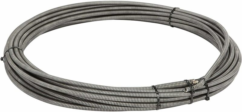 37847 C-32 Inner Core Cable for K-3800 and K-375 Drum Machines, 3/8" x 75' Drain Cleaning Cable, Gray