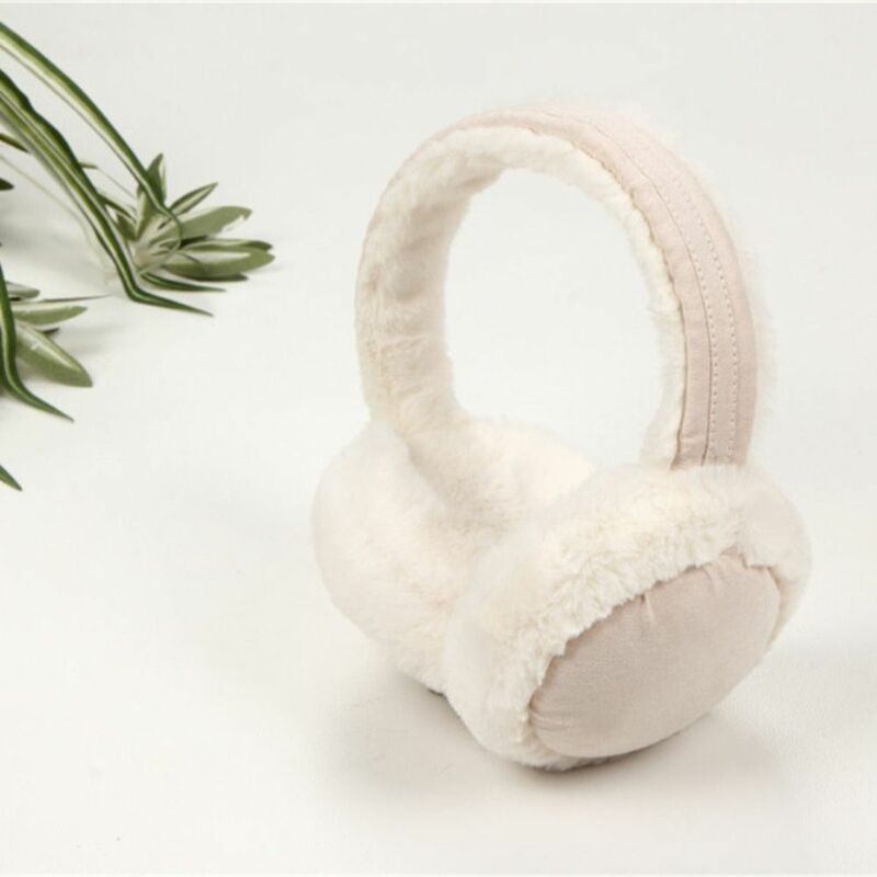 Orejeras de felpa suave y cálida para hombres y mujeres, orejeras plegables, protección contra el frío, moda al aire libre, Invierno