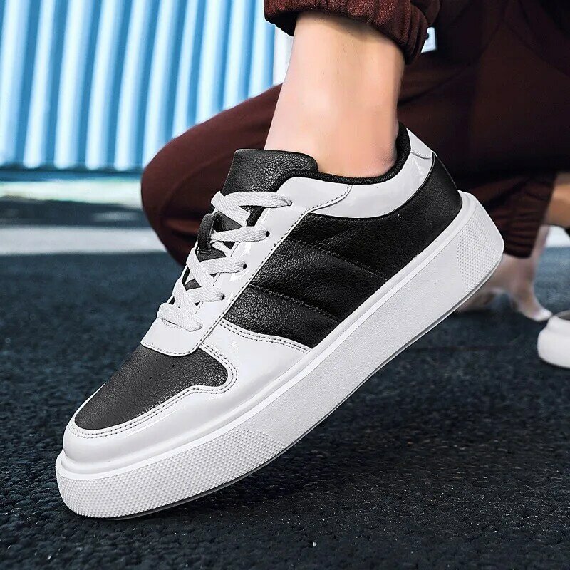 Damyuan Fashion Casual Shoes Mens Outdoor Tennis Sneakers Mesh Leather Trainer Lace-up scarpe vulcanizzate Plus Size Zapatos maschili