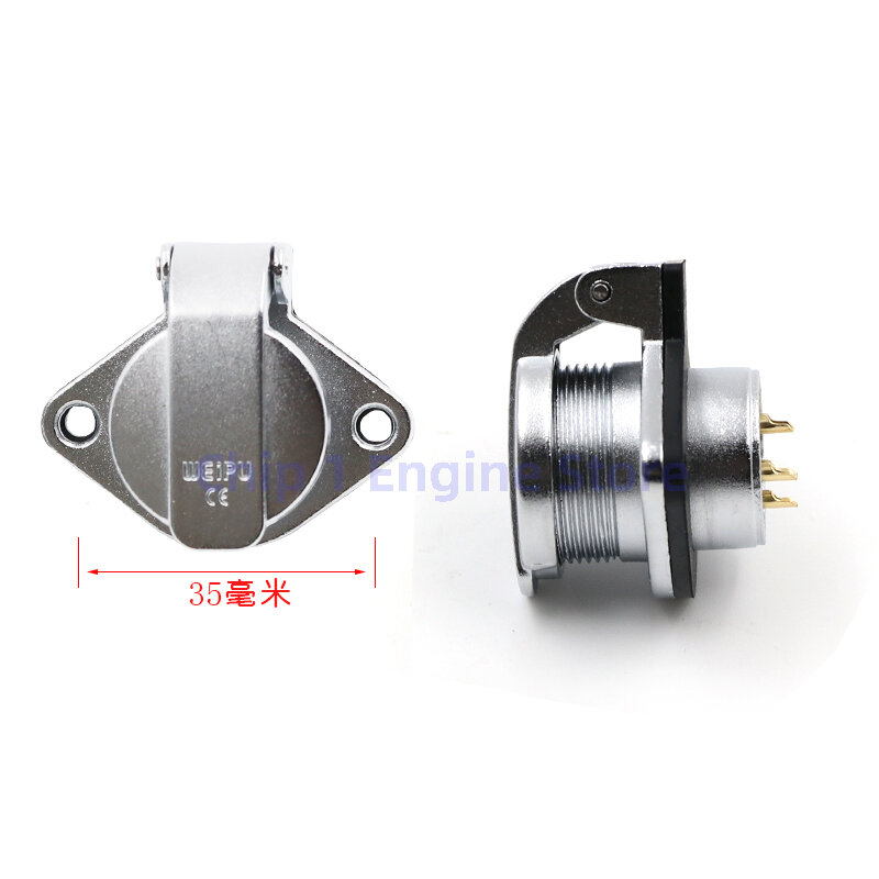 For WEIPU WS20 connector aviation plug WS20 ZG socket 2 3 4 5 6 7 8 9 12 15pin industrial waterproof connector