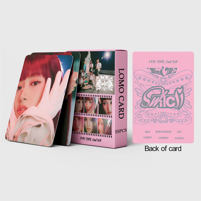 IVE Lomo Cards IVE SCOUT Photo Card IVE SWITCH Photocards IVE ELEVEN Lomo Card WONYOUNG Lomo card 55ps/Set