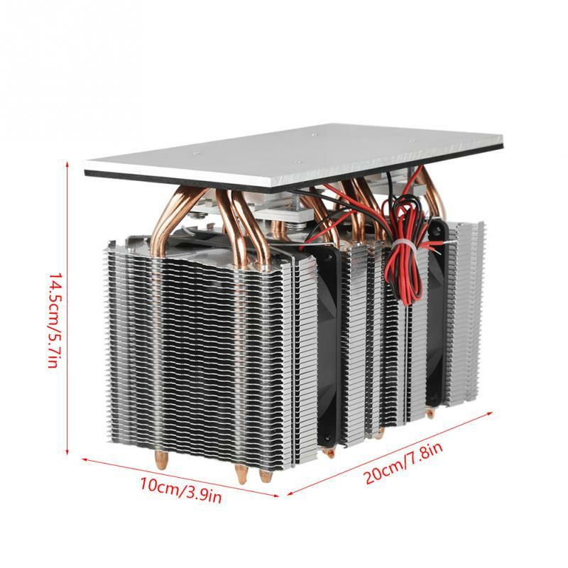 240W 2X12710 Electronic Semiconductor Refrigeration 12V Diy Refrigerator Cooler Cooling System Kit Diy Refrigerator Cooler
