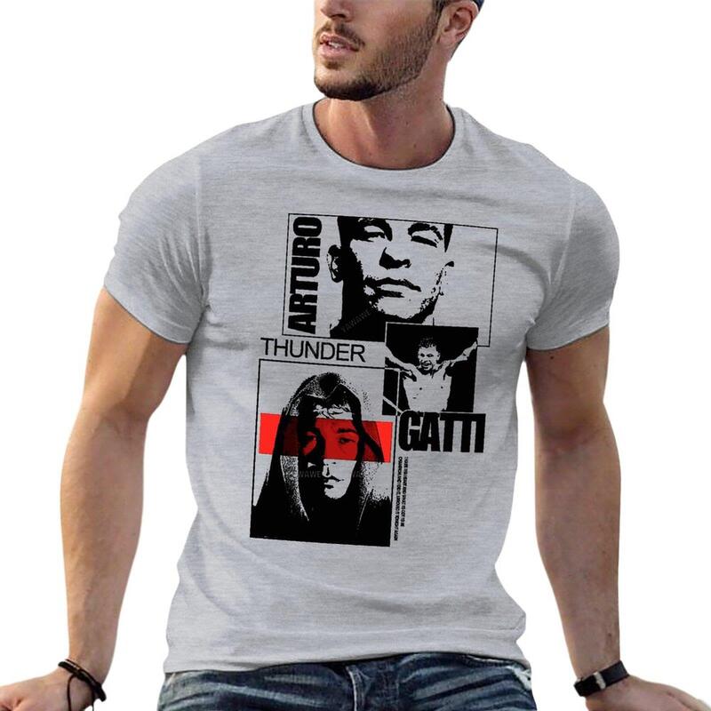 Arturo Gatti Boxing Legend By 2510 Oversize T Shirt Brand Men Clothing 100% Cotton Streetwear Big Size Tops Tee