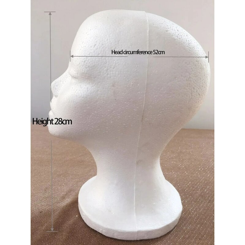 Schuim Mannequin Hoofd Model Zonnebril Bril Stand Hoed Dop Display Houder Headset Mannequin Hoofd Display Rek