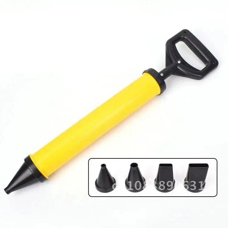 Lime Cement Pump Grouting Gun Mortar Sprayer Applicator Filling Tools With 4 Nozzles Y98E