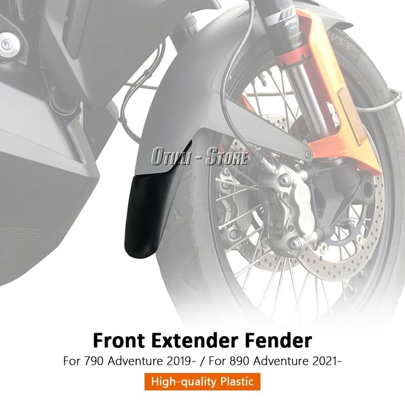 Motorcycle Accessories Splash Guard Front Fender Mudguard Extender For 890 Adventure 2021 2022 2023 2024 790 ADVENTURE ADV 2019-