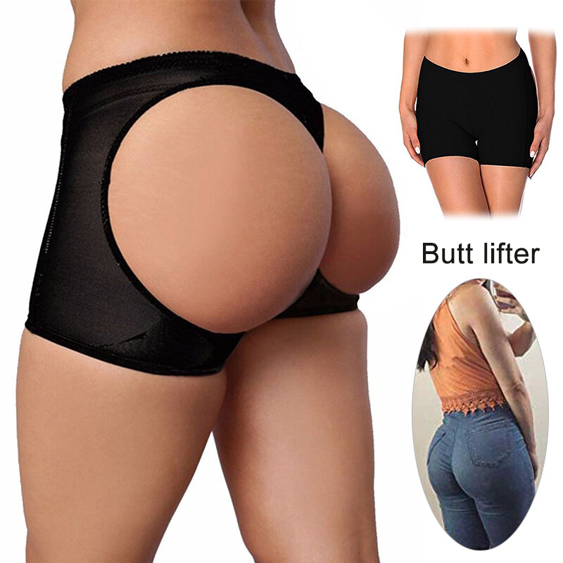 Plus Size Butt Lifter Lift Shaper Butt Enhancement Hüft verstärker Shape wear Unterwäsche atmungsaktiv sexy Arsch Push-up Höschen für Frauen