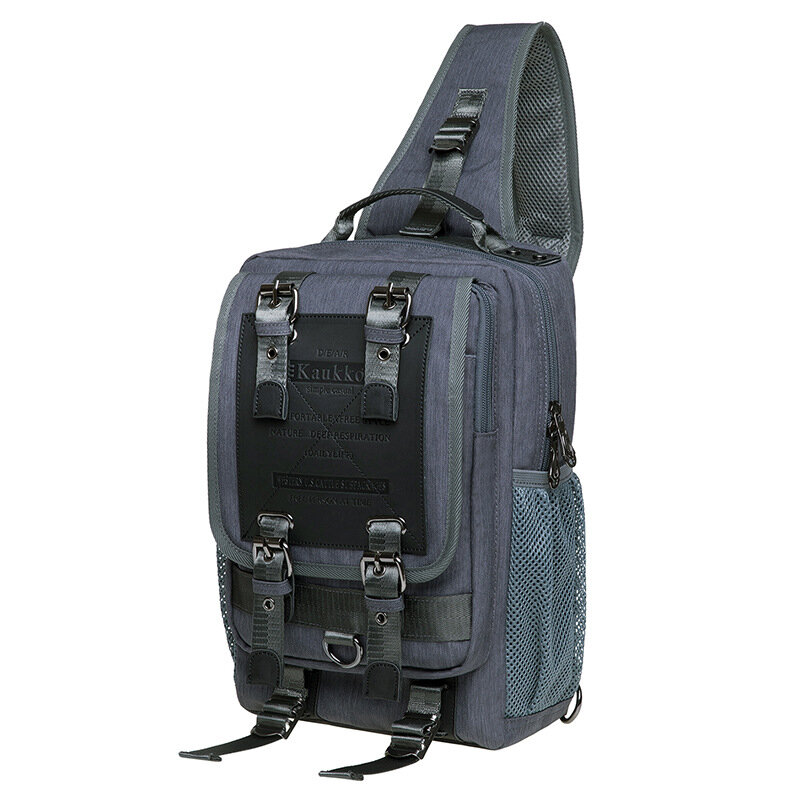 Портативная Спортивная нагрудная сумка Chikage, вместительная модная трендовая сумка на плечо для улицы, мужская сумка через плечо с защитой от брызг