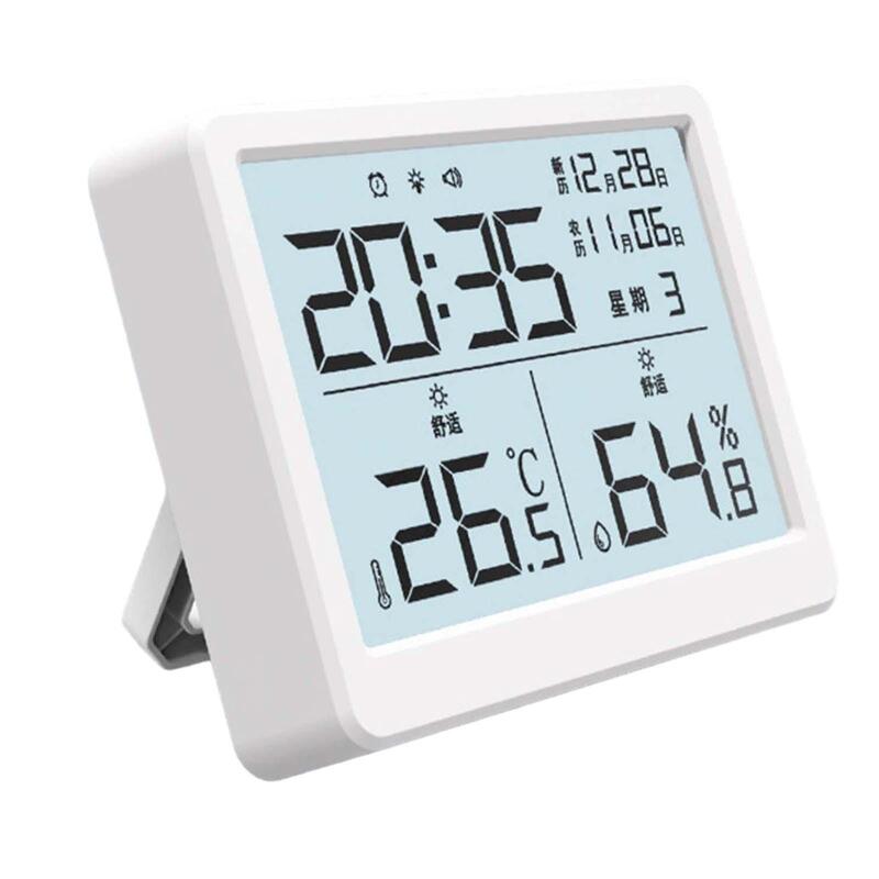 部屋の温度計,LCDディスプレイ,湿度センサー付きデジタル時計,倉庫と寝室用の時計