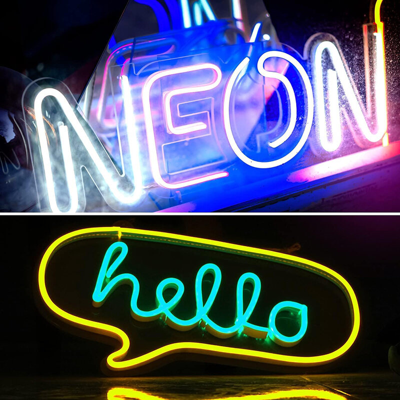 Silicone LED Neon Light With Bluetooth APP Control 24V2A RGB Neon Light With DIY Pattern Suitable For House Decoration