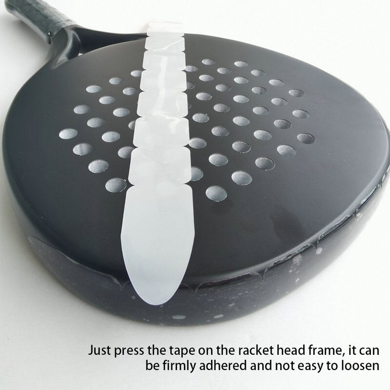 3 Stuks/doos Tennisracket Hoofd Tape Verwijderbare Zelfklevende Beschermende Racket Handleiding Draagbare Paddle Protector