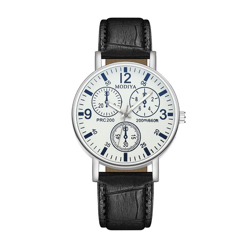 Orologio da uomo di moda Casual orologi al quarzo con quadrante rotondo creativo per uomo cinturino in pelle orologio da polso maschile Zegarek mpapski