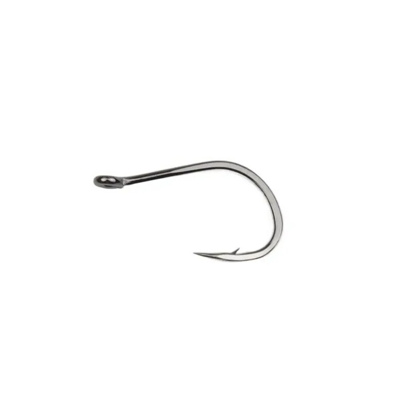 50PCS High Carbon Steel Fishing Hook Lures Carp Sharpened with Barb Single Fishhook Thick Durable Barbed Carp Hooks Fly Fishing
