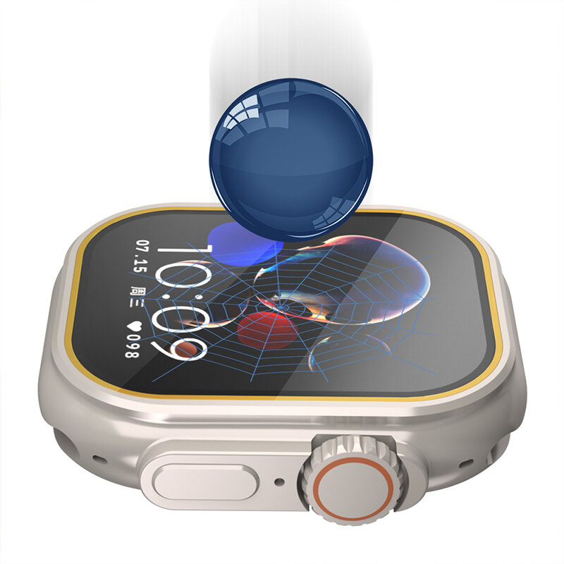 Gehärtetes Glas für Apple Watch Ultra 49mm HD Displays chutz folie kratz feste Filmreihe 49mm Smart Iwatch Band Zubehör