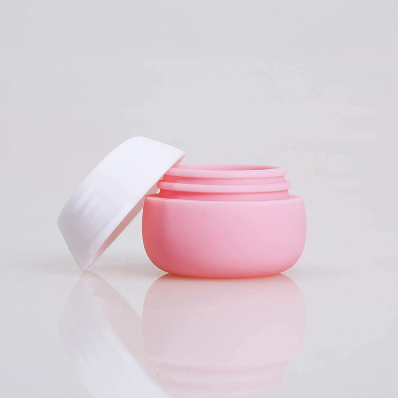 25ml Silicone Cosmetic Container Makeup Pot Cream Jars Travel Pill Box Portable Dispenser Cream Bottles Lotion Box Emulsion Jar