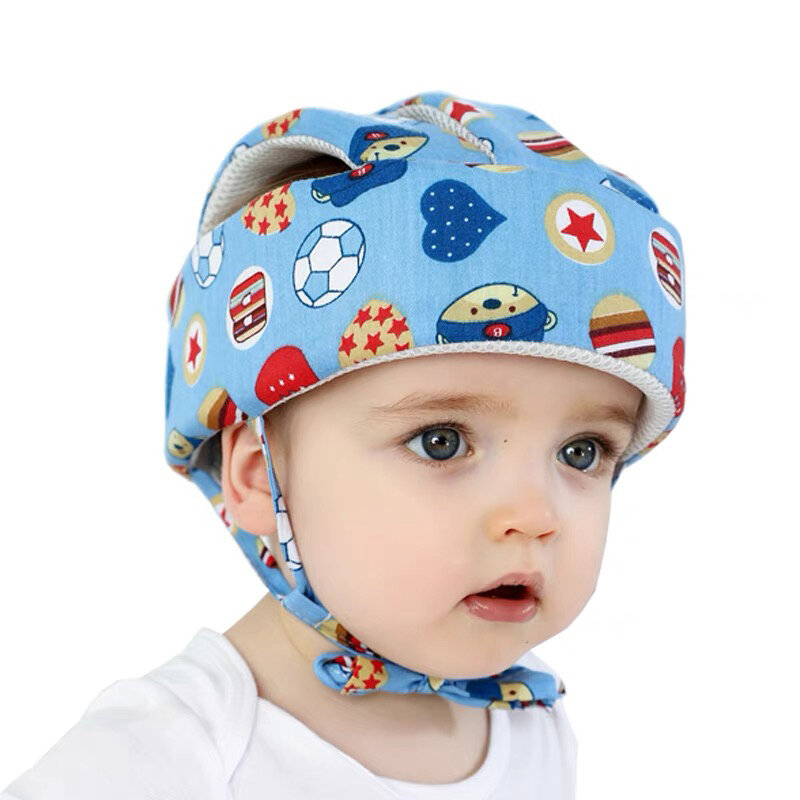 Baby Peuter Cap Anti-Collision Beschermende Hoed Baby Veiligheid Helm Zachte Comfortabele Hoofd Veiligheid & Bescherming-Verstelbare