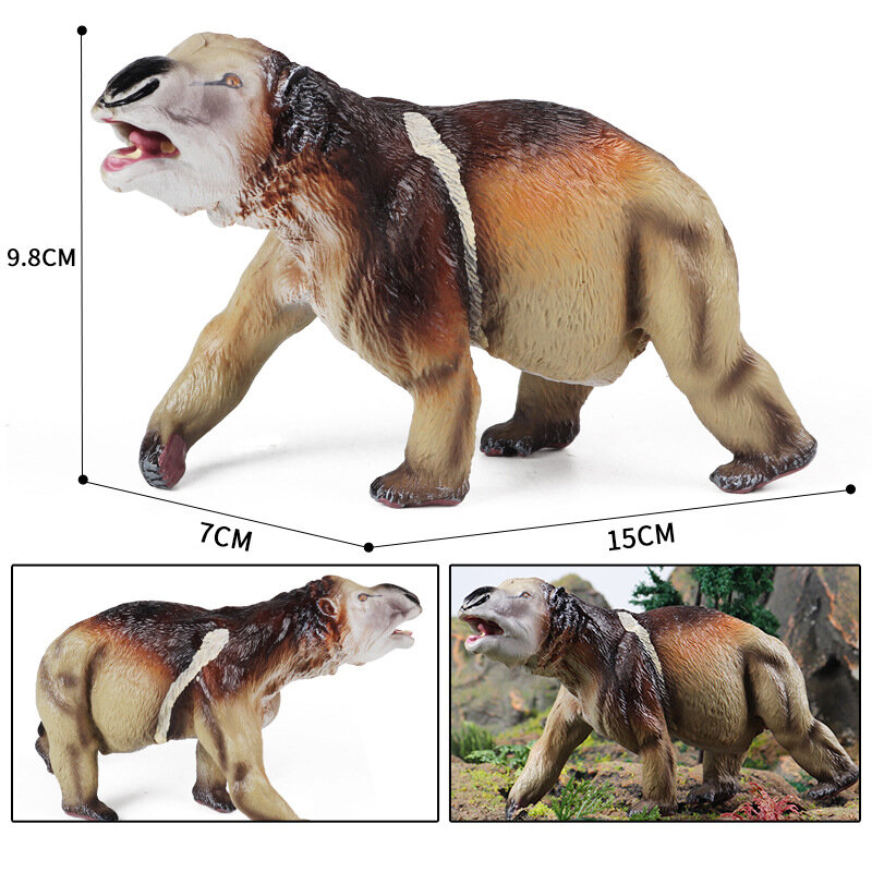 Figurine di Behemoth prefabbricate simulate Figure di animali giocattoli corpo estinto Mammoth Diprotodon Action Figure Collection giocattolo per bambini