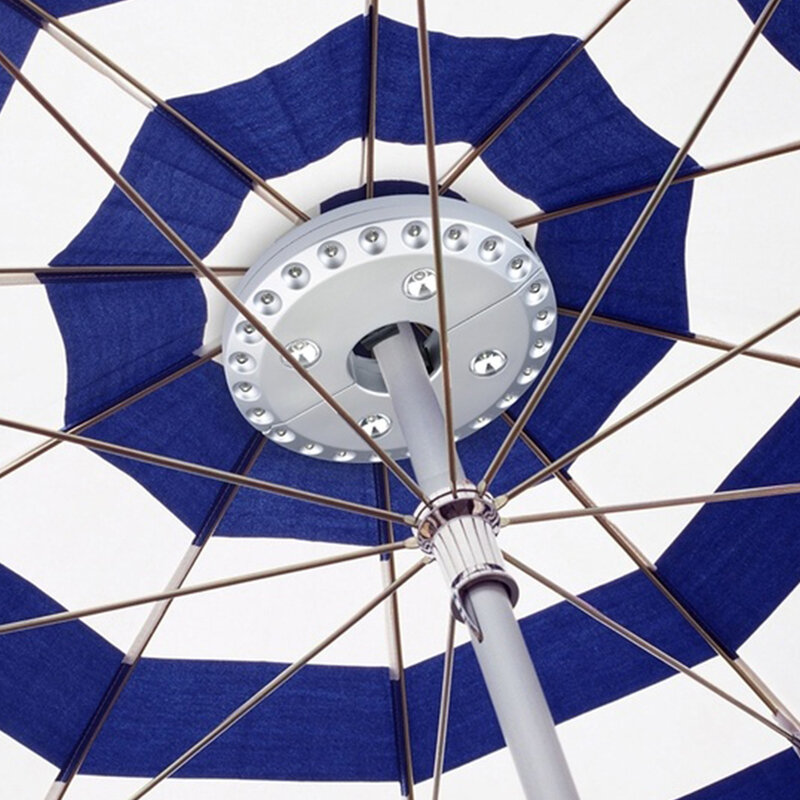4.5V 0.5W 100lum 28 leds ombrellone da giardino palo luminoso tenda da campo lampada da prato impermeabile illuminazione da giardino per esterni