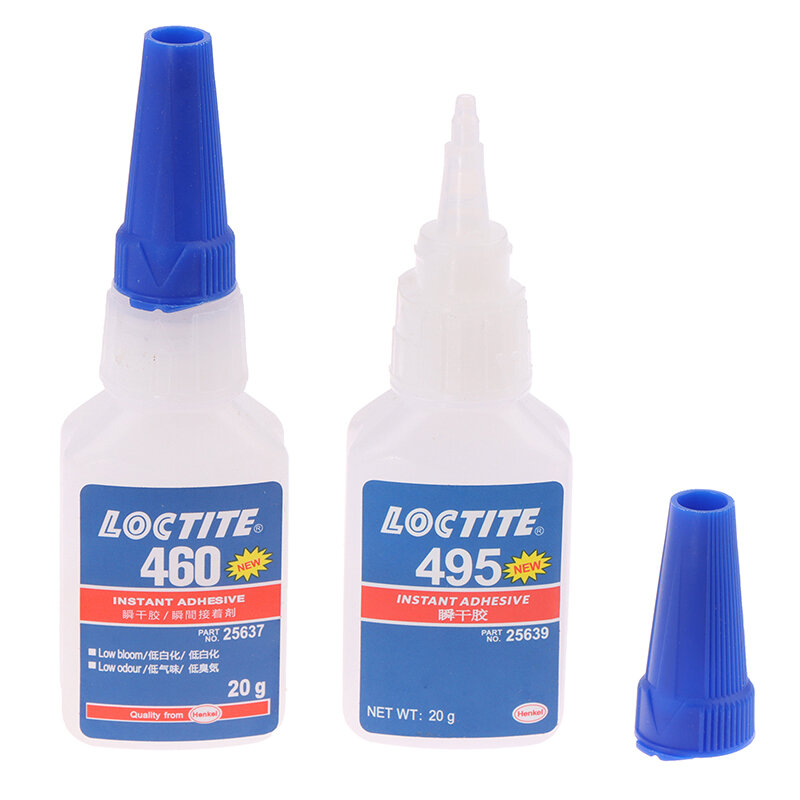 Instant Super Glue Type for Repairing, Loctite Super Glue, Auto-adesivo, 20g, 460, 495