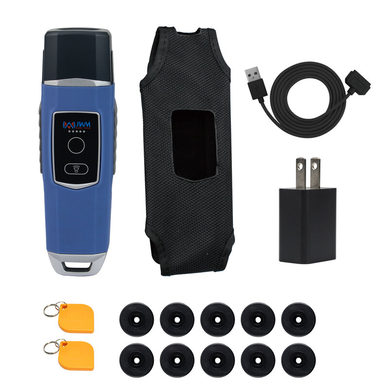 JWM Guard Tour Patrol System with Flashlight, IP67 RFID Security Patrol Equipment with Free Cloud Software