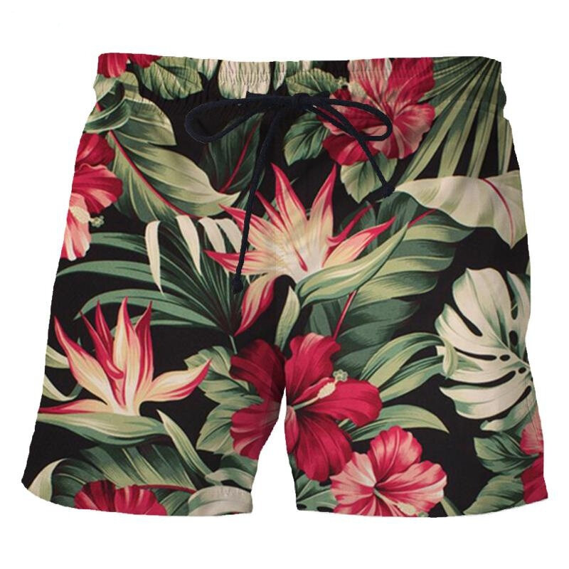 Hawaii Strand Shorts für Männer Frauen schnell trocknende 3D gedruckt Palm Motiv Badehose Sommer Hot Sale Board Shorts Kinder kleidung