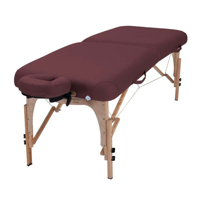 2024 New Portable Massage Table Package - Full Reiki Massage Table Includes Deluxe Adjustable Face Cradle, Pillow & Carry Case