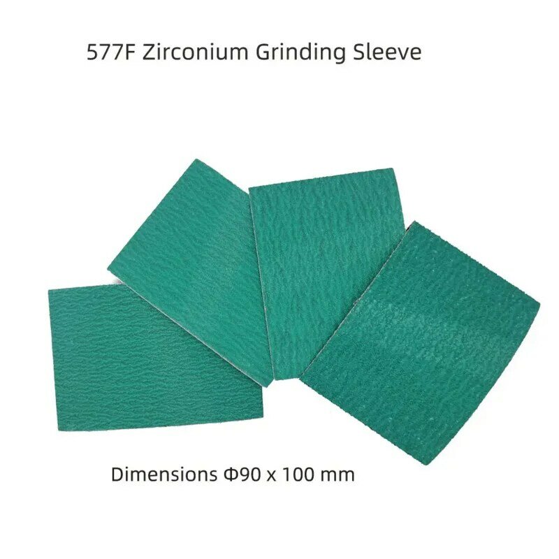 Bande abrasive pour meuleuse à bande convertible en métal, manchons de meulage conium contre-indiqués, Z, A 577F, 100*283mm, 4 pièces
