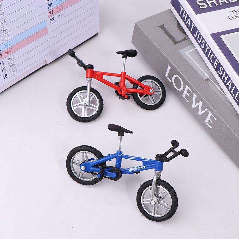 Mini Dedo de aleación Retro BMX, bicicleta de montaje, modelo de juguetes, Gadgets, juguetes de regalo