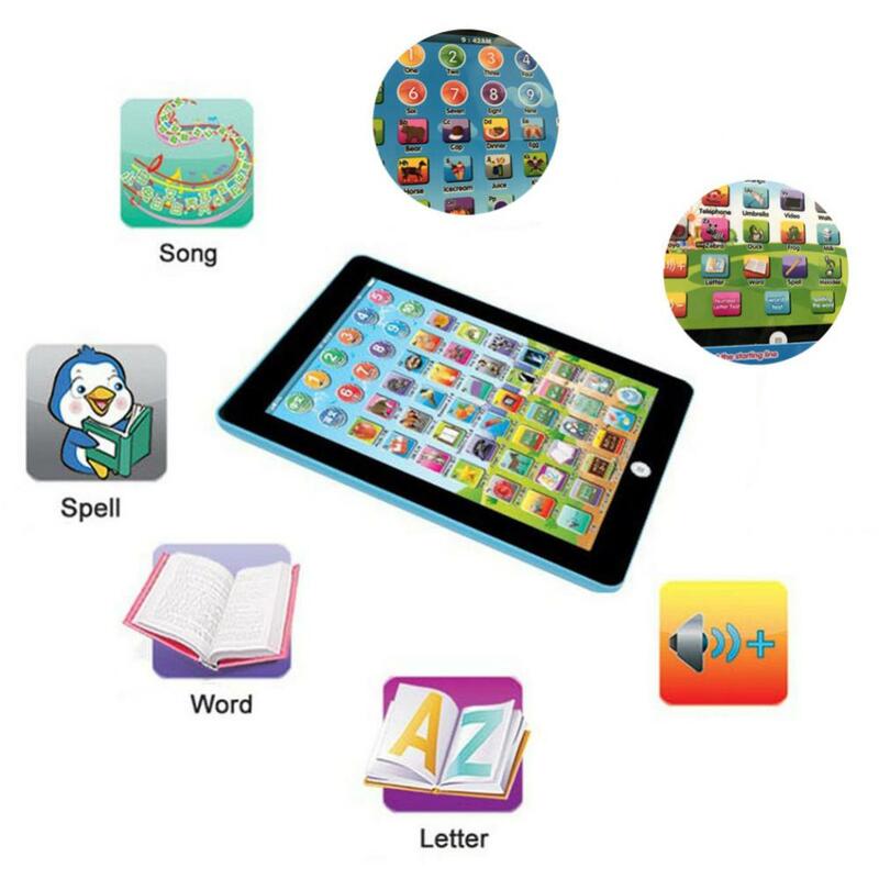 Tableta de simulación para niños, ordenador portátil de aprendizaje de inglés, pantalla táctil, juego para padres e hijos, juguetes educativos para cumpleaños, 2/3 piezas