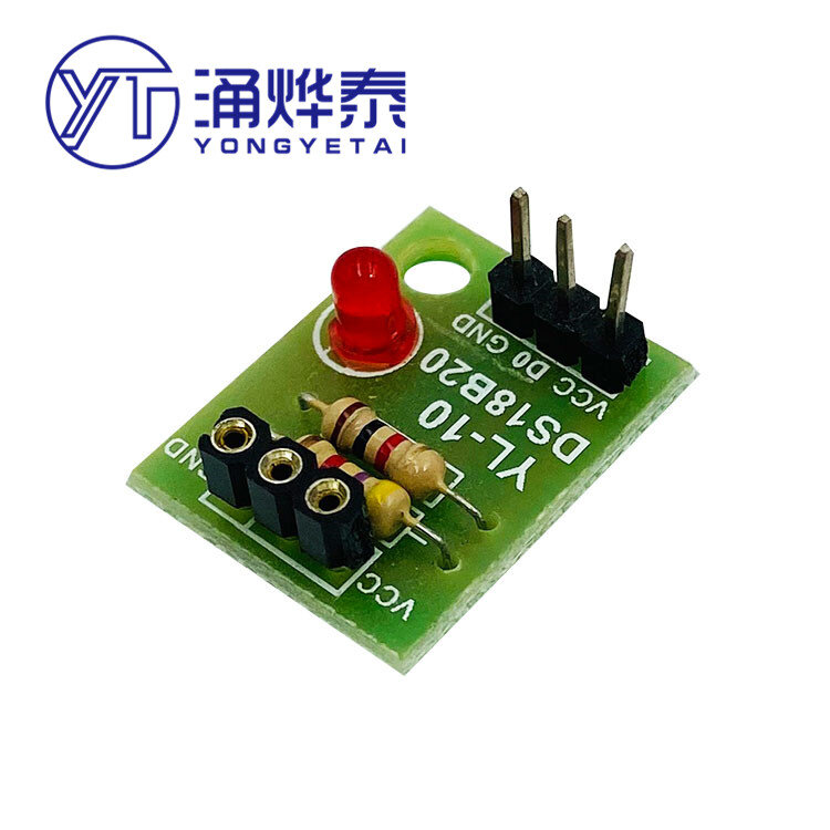 YYT-Módulo de sensor de temperatura de placa pequeña de 2 piezas, DS18B20, módulo de medición de temperatura, módulo 18B20