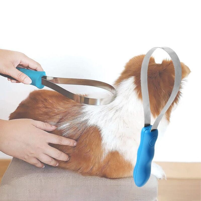 Cavalo Cabelo Grooming Escova com Anti-Slip Handle, Pet Detangling Comb, Dog Acessórios, Anti-coceira