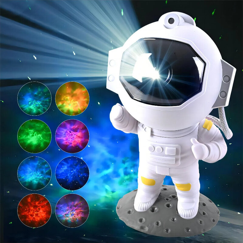 Astronaut Sterrenhemel Projector Nachtlicht Galaxy Star Sky Led Projectielamp Met Afstandsbediening Voor Kinderen Slaapkamer Home Party Decor