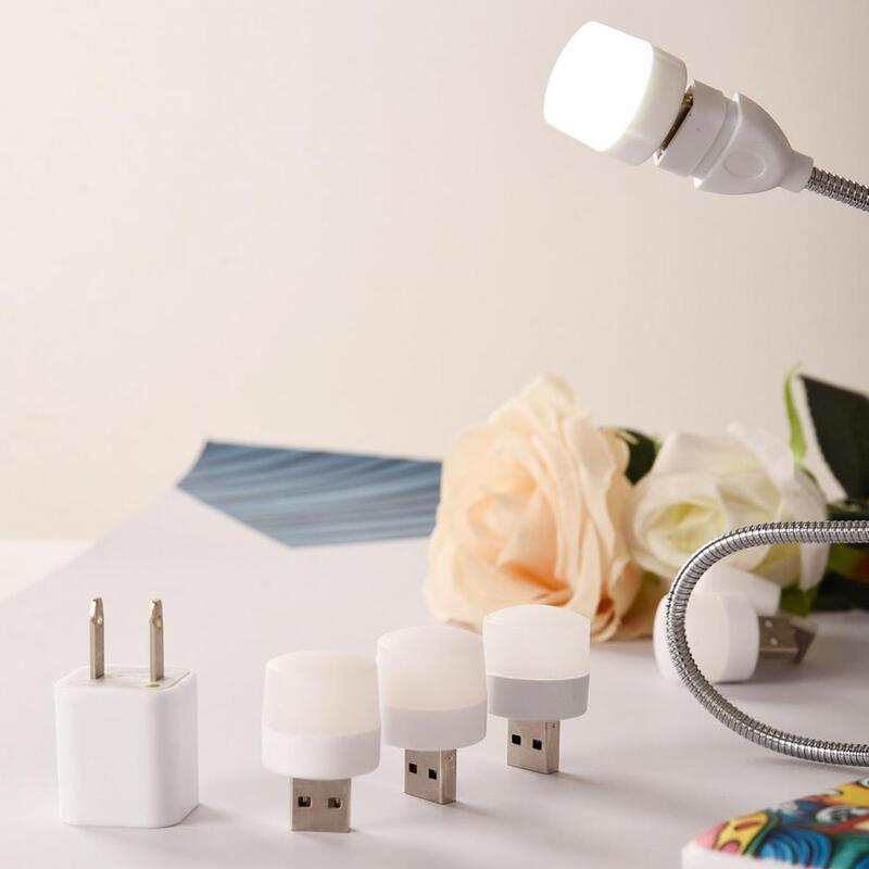 USB Night Light No Video Flash Plug And Play Light-transmitting Lampshade Long Service Life Energy-saving Ambient Light