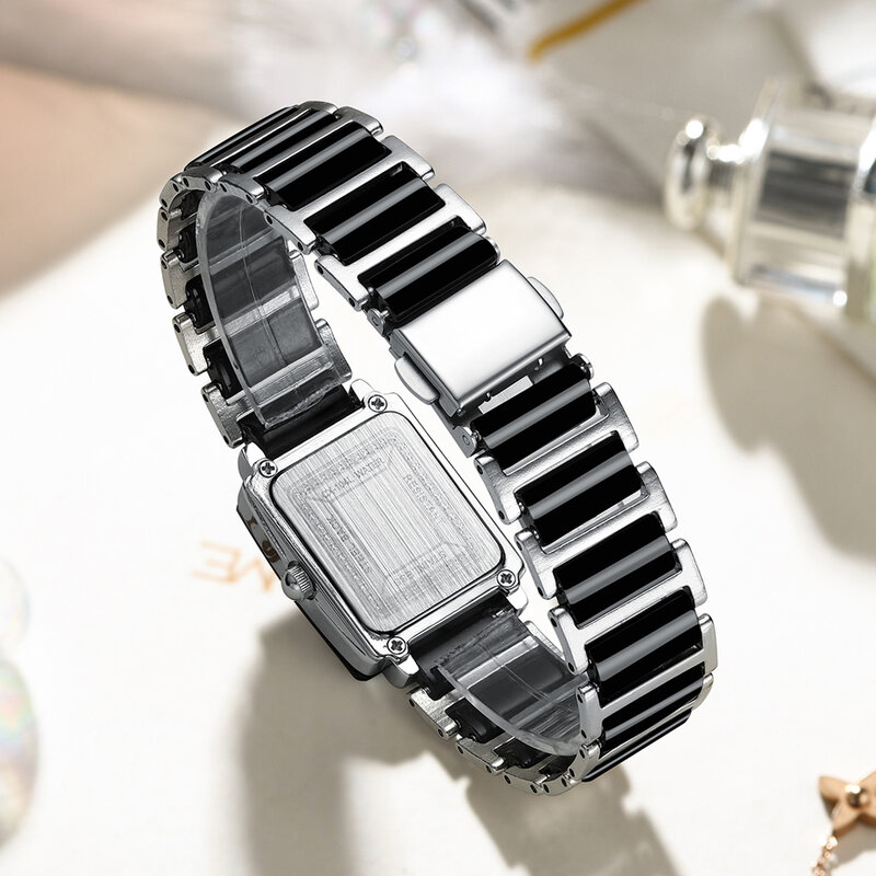 ใหม่ CHENXI Luxury ไม่เหมือนใครแฟชั่นเซรามิคนาฬิกาข้อมือผู้ชายควอตซ์นาฬิกาของเขา Hers นาฬิกาชุดของขวัญคู่สินค้าคนรัก