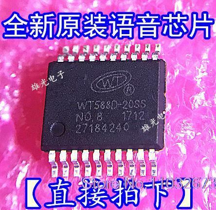 USB WT588D-20SS WT588D SSOP20/USB, 5pcs por lote