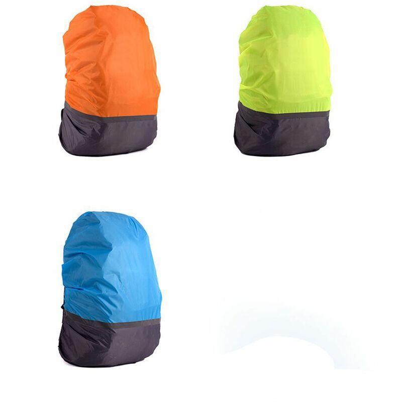 Farben Tasche Regenschutz Outdoor-Reise für Rucksack staub dichte Abdeckung mit reflektieren den Streifen Rucksack Regenschutz Regenschutz Beschichtung