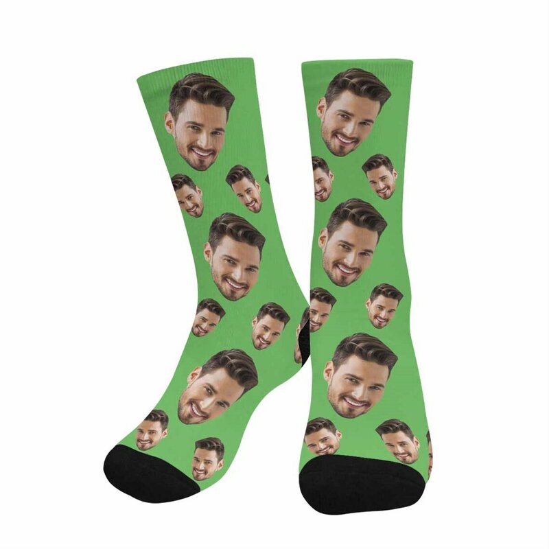 Custom Face Socks For Mom Dad Personalized Printed Photo Father's Day Gift For Grandpa Couple Valentine's Day Gift Socks