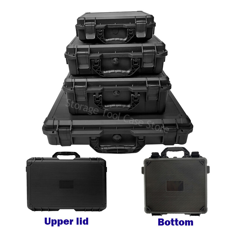 Cassetta degli attrezzi attrezzatura di sicurezza in plastica ABS custodia per strumenti borsa per attrezzi scatola per Organizer grande custodia rigida impermeabile valigia per cassetta degli attrezzi potabile