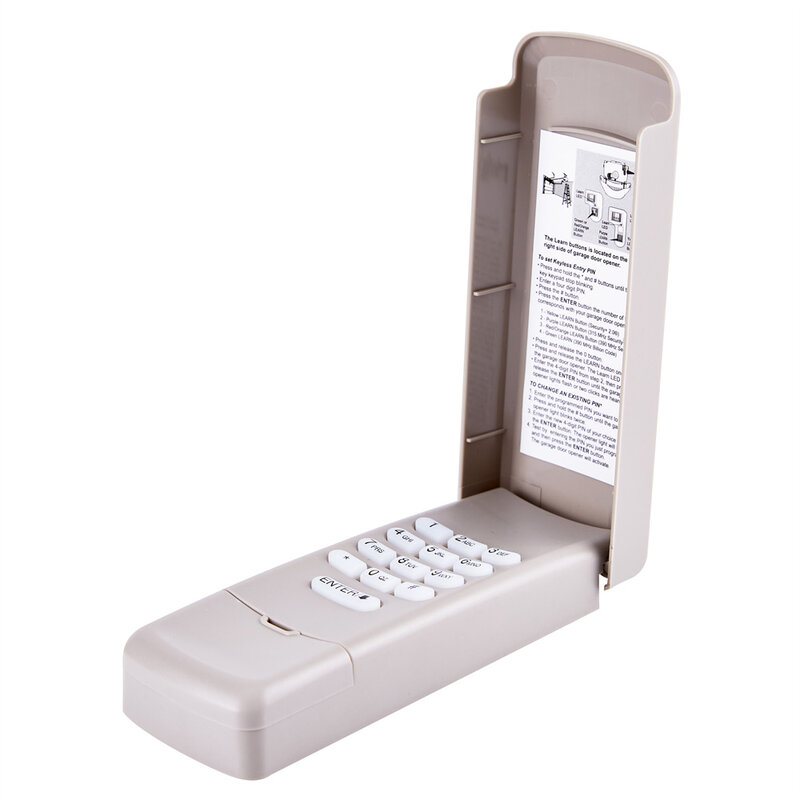 Keyboard Numerik 2 Buah LiftMaster 878MAX Tombol Pintu Garasi Keamanan Nirkabel dan Sistem Masuk Tanpa Kunci untuk Memudahkan Masuk
