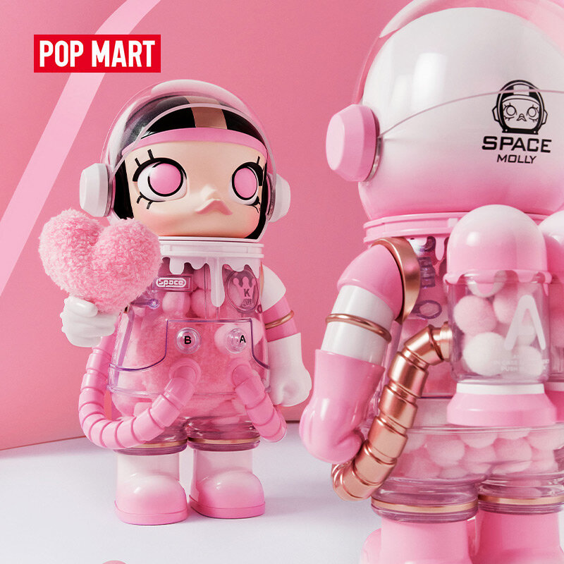 Pop Mart Mega Space Molly 400% Oprechte Woorden Limited Edition 1Pc Per Gebruikers-ID