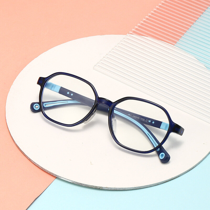 نظارات للأطفال مضادة للضوء الأزرق ، إطار قصر النظر ، نظارات TR90